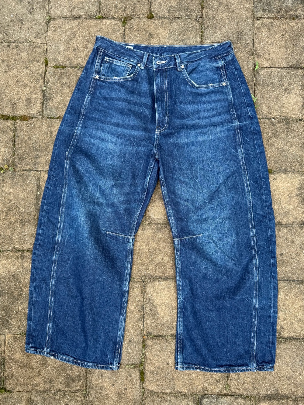 NWOT Zara Barrel Jeans sz 10